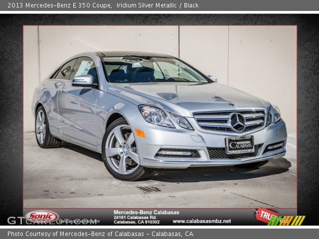 2013 Mercedes-Benz E 350 Coupe in Iridium Silver Metallic