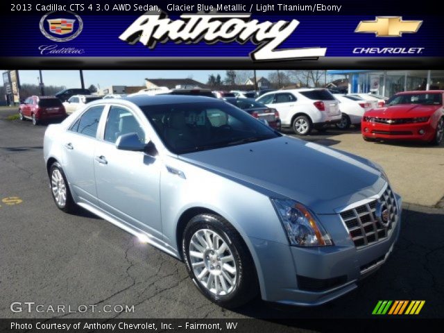 2013 Cadillac CTS 4 3.0 AWD Sedan in Glacier Blue Metallic