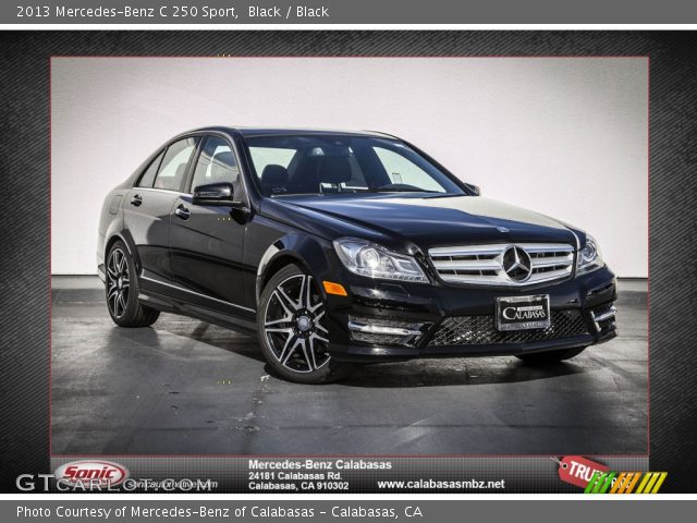 2013 Mercedes-Benz C 250 Sport in Black