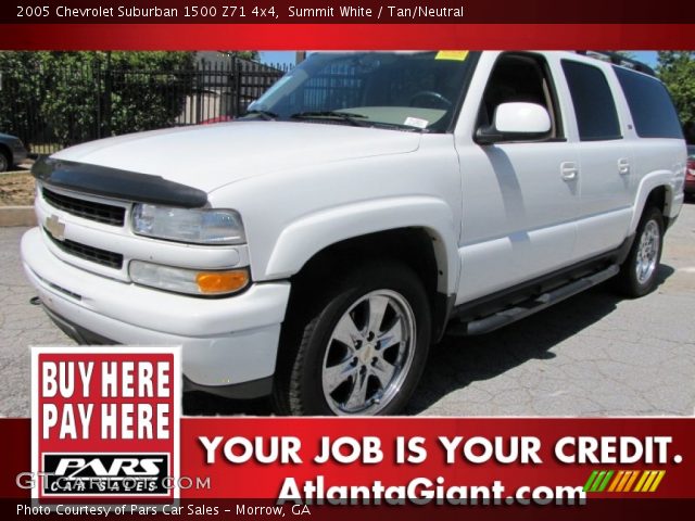 2005 Chevrolet Suburban 1500 Z71 4x4 in Summit White