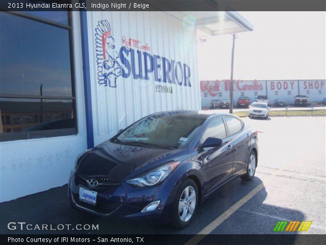 2013 Hyundai Elantra GLS in Indigo Night
