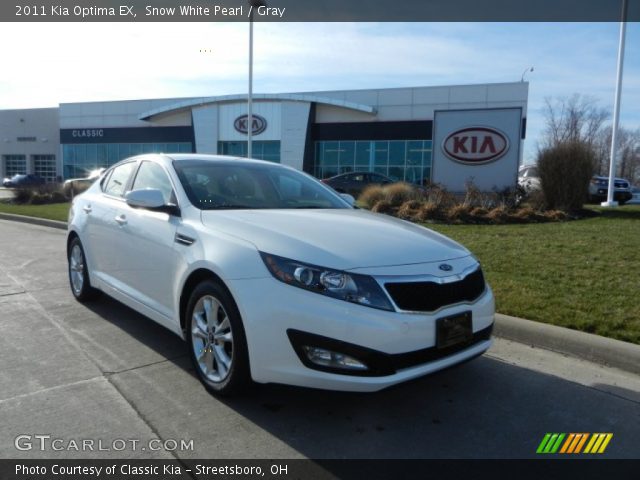 2011 Kia Optima EX in Snow White Pearl
