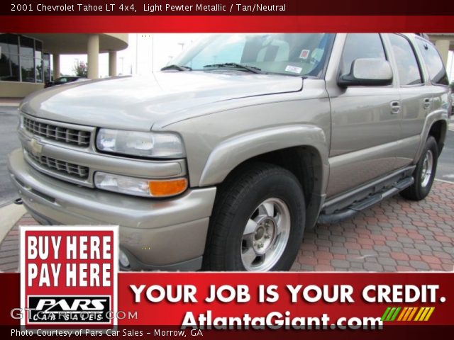 2001 Chevrolet Tahoe LT 4x4 in Light Pewter Metallic