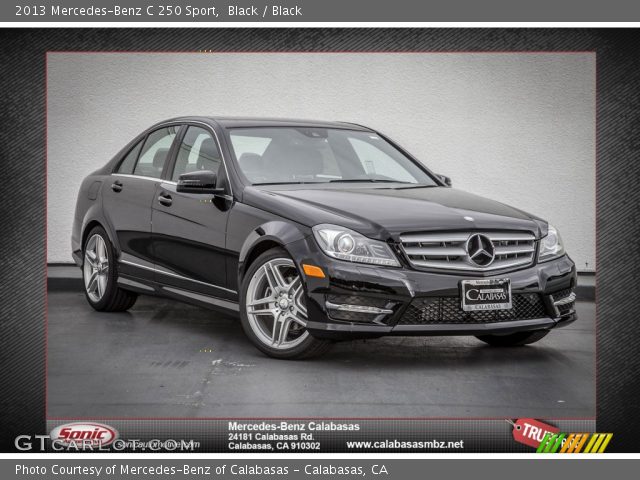 2013 Mercedes-Benz C 250 Sport in Black
