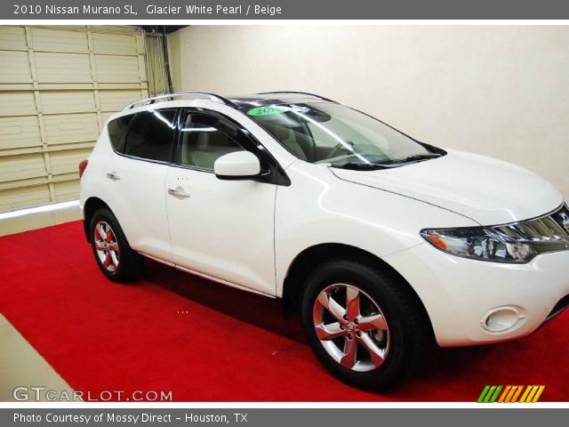 2010 Nissan Murano SL in Glacier White Pearl