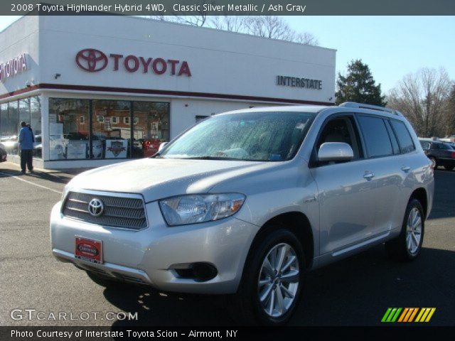 2008 Toyota Highlander Hybrid 4WD in Classic Silver Metallic