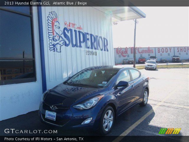 2013 Hyundai Elantra GLS in Atlantic Blue