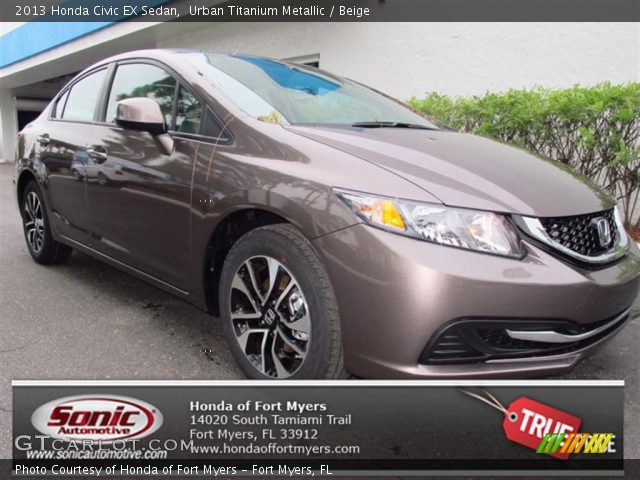 2013 Honda Civic EX Sedan in Urban Titanium Metallic