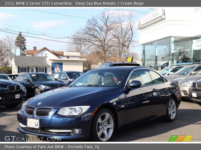 2012 BMW 3 Series 335i Convertible in Deep Sea Blue Metallic