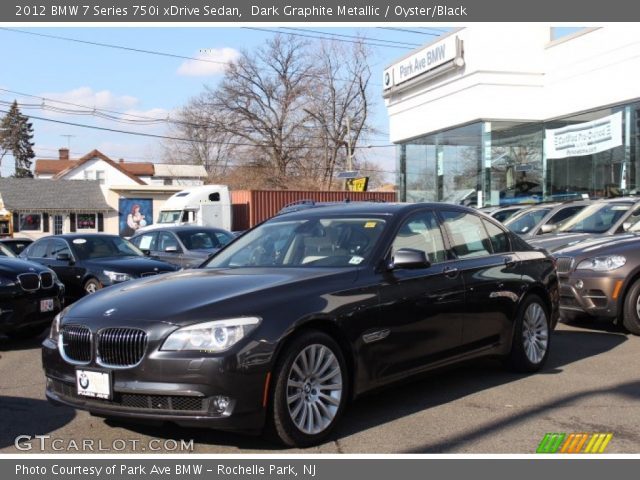 2012 BMW 7 Series 750i xDrive Sedan in Dark Graphite Metallic