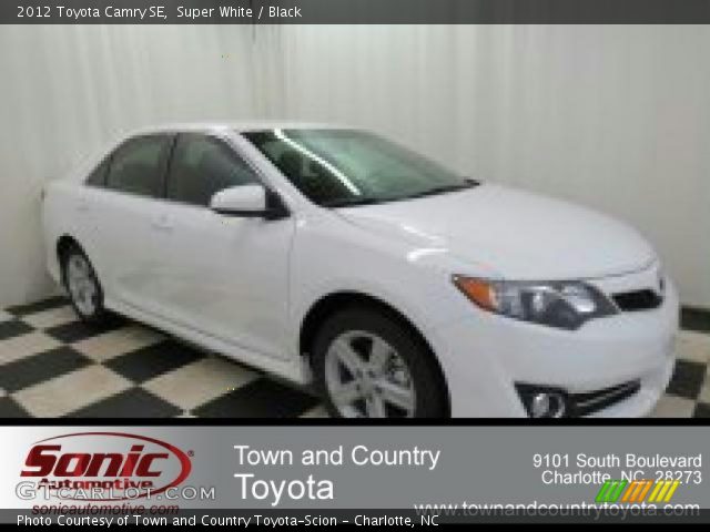 2012 Toyota Camry SE in Super White