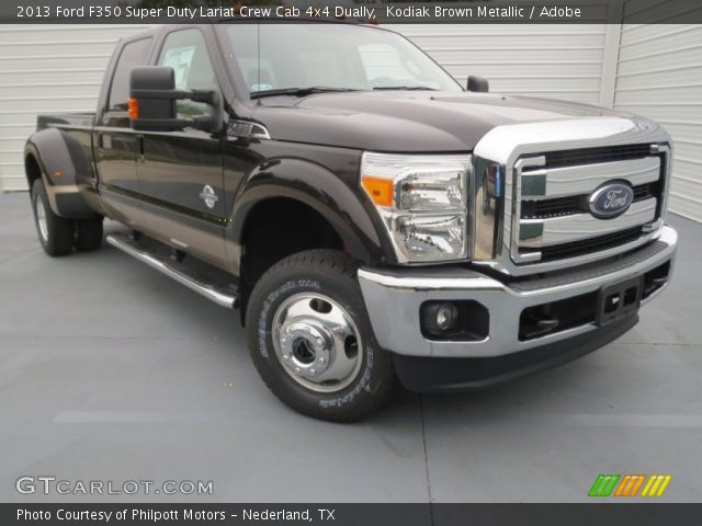 2013 Ford F350 Super Duty Lariat Crew Cab 4x4 Dually in Kodiak Brown Metallic