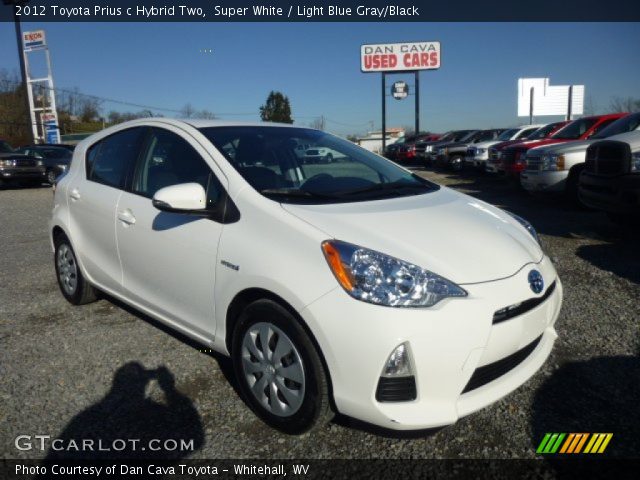 2012 Toyota Prius c Hybrid Two in Super White