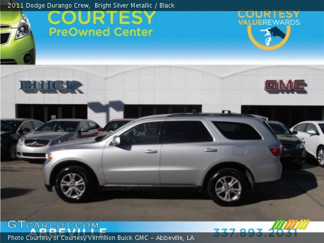 2011 Dodge Durango Crew in Bright Silver Metallic