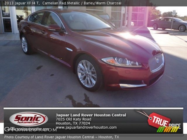 2013 Jaguar XF I4 T in Carnelian Red Metallic