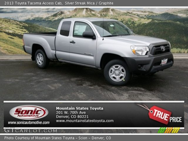 2013 Toyota Tacoma Access Cab in Silver Streak Mica