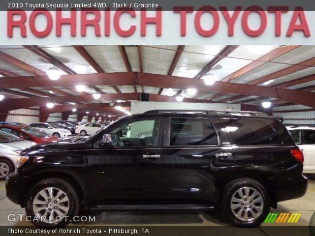 2010 Toyota Sequoia Limited 4WD in Black
