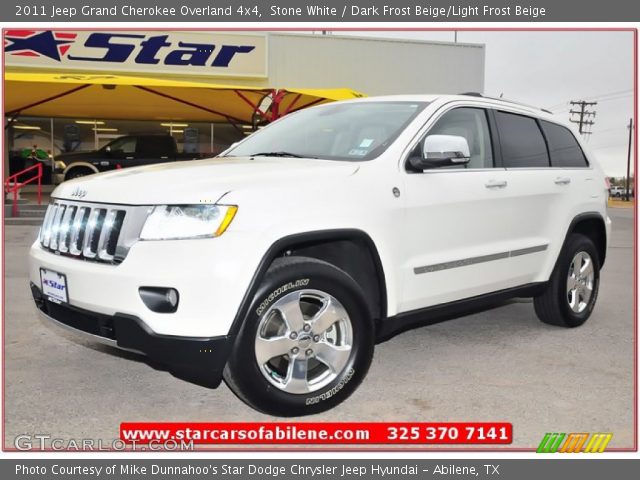 2011 Jeep Grand Cherokee Overland 4x4 in Stone White