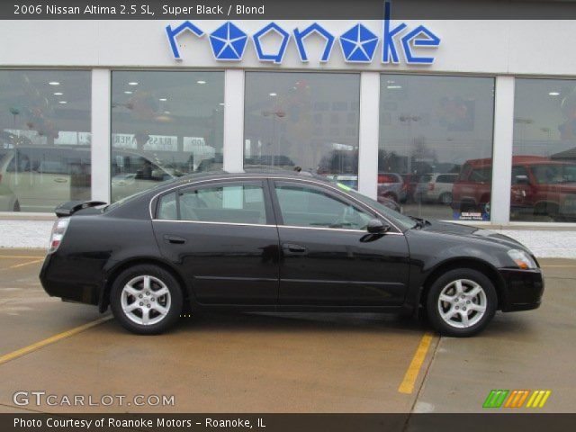 2006 Nissan Altima 2.5 SL in Super Black