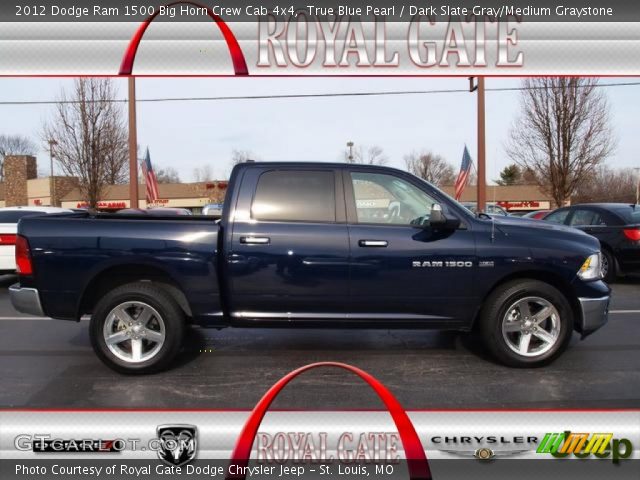 2012 Dodge Ram 1500 Big Horn Crew Cab 4x4 in True Blue Pearl