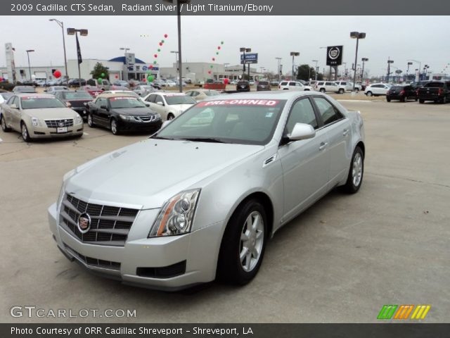 2009 Cadillac CTS Sedan in Radiant Silver