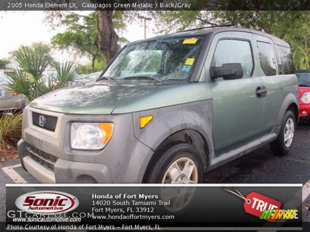 2005 Honda Element LX in Galapagos Green Metallic