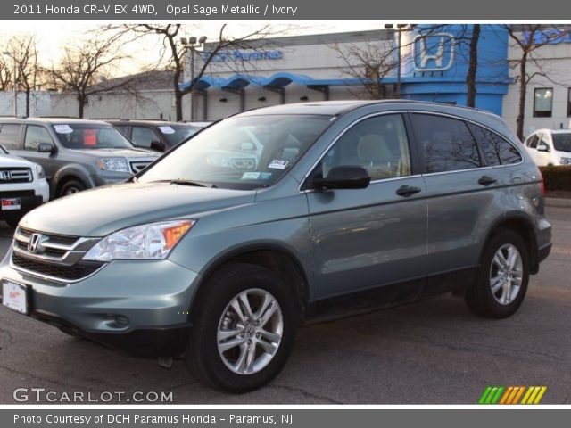 2011 Honda CR-V EX 4WD in Opal Sage Metallic