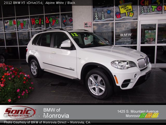 2012 BMW X5 xDrive35d in Alpine White