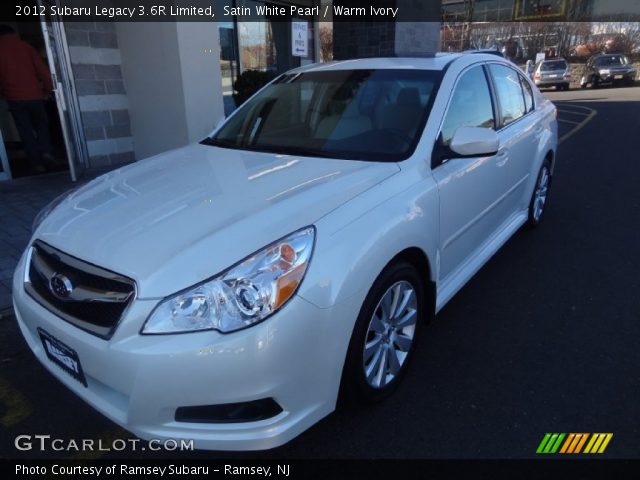 2012 Subaru Legacy 3.6R Limited in Satin White Pearl