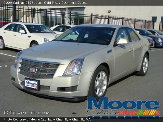 2009 Cadillac CTS Sedan in Gold Mist