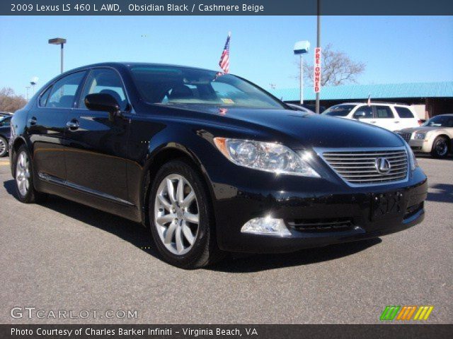 2009 Lexus LS 460 L AWD in Obsidian Black