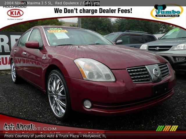 2004 Nissan Maxima 3.5 SL in Red Opulence