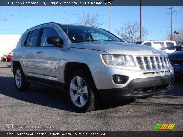 2011 Jeep Compass 2.4 in Bright Silver Metallic