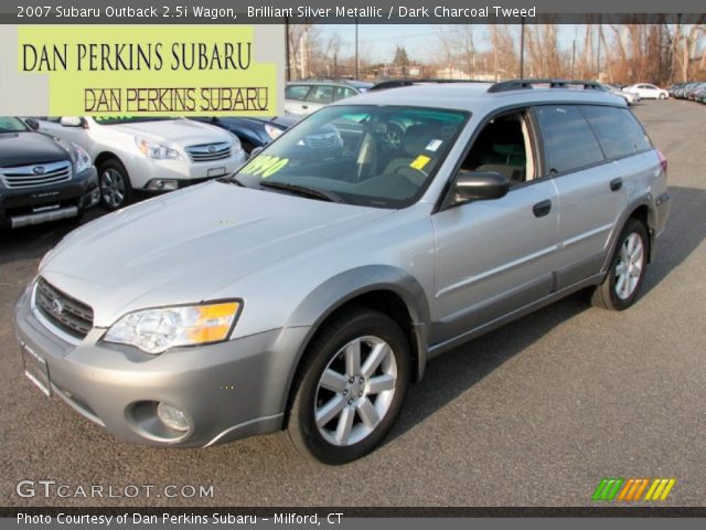 2007 Subaru Outback 2.5i Wagon in Brilliant Silver Metallic