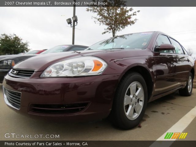 2007 Chevrolet Impala LT in Bordeaux Red