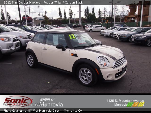 2012 Mini Cooper Hardtop in Pepper White