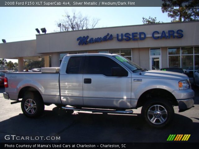 2008 Ford F150 XLT SuperCab 4x4 in Silver Metallic