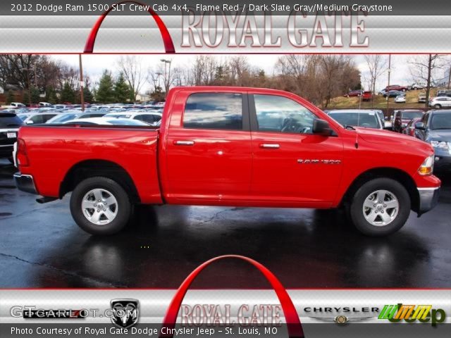 2012 Dodge Ram 1500 SLT Crew Cab 4x4 in Flame Red