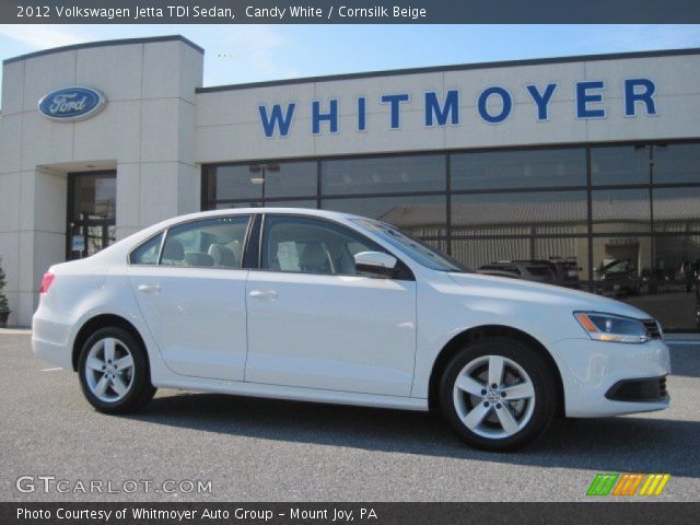 2012 Volkswagen Jetta TDI Sedan in Candy White