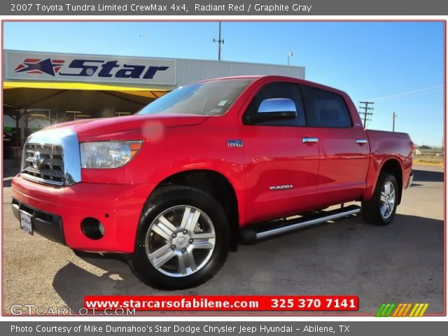 2007 Toyota Tundra Limited CrewMax 4x4 in Radiant Red