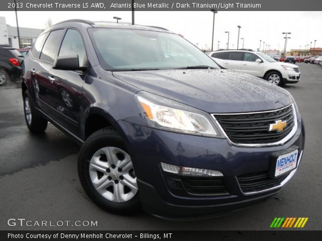 2013 Chevrolet Traverse LS AWD in Atlantis Blue Metallic