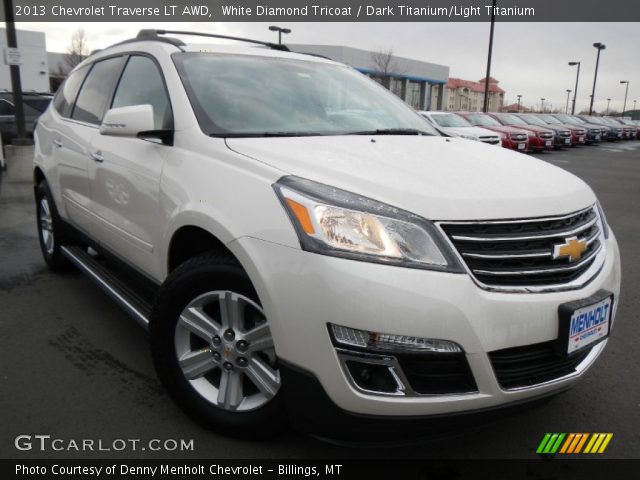 2013 Chevrolet Traverse LT AWD in White Diamond Tricoat