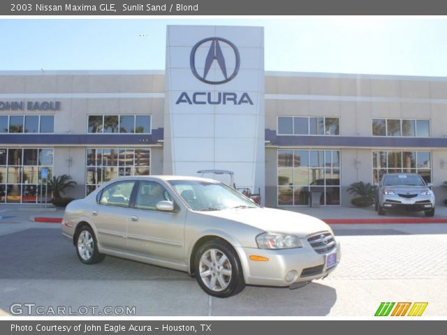 2003 Nissan Maxima GLE in Sunlit Sand