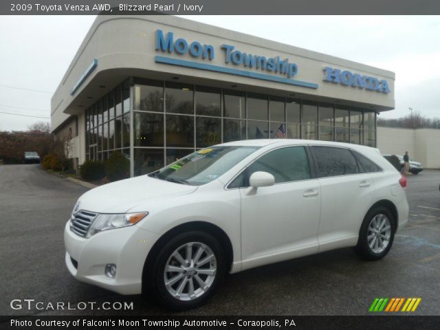 2009 Toyota Venza AWD in Blizzard Pearl