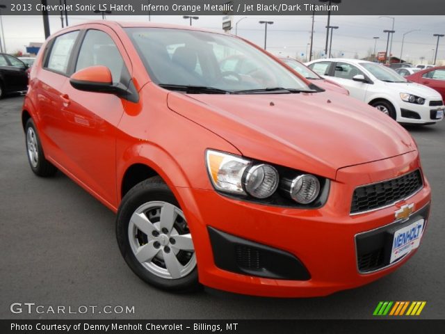 2013 Chevrolet Sonic LS Hatch in Inferno Orange Metallic