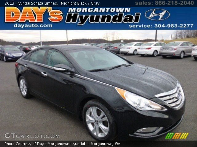 2013 Hyundai Sonata Limited in Midnight Black