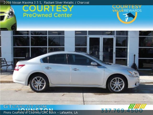 2009 Nissan Maxima 3.5 S in Radiant Silver Metallic