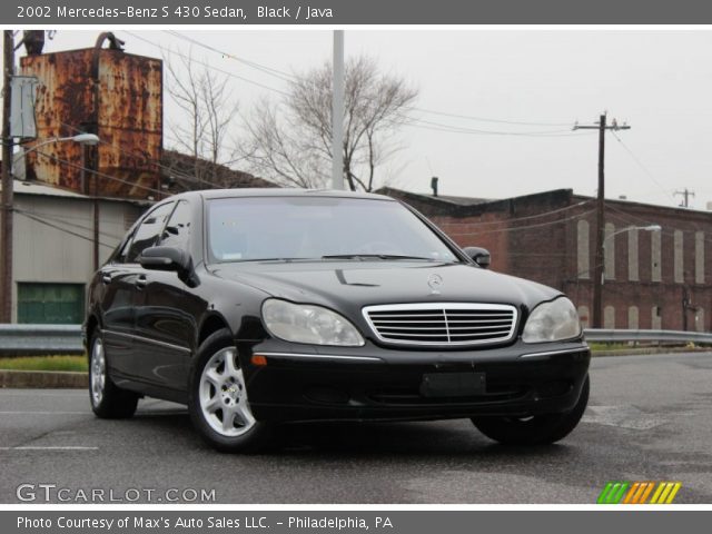 2002 Mercedes-Benz S 430 Sedan in Black