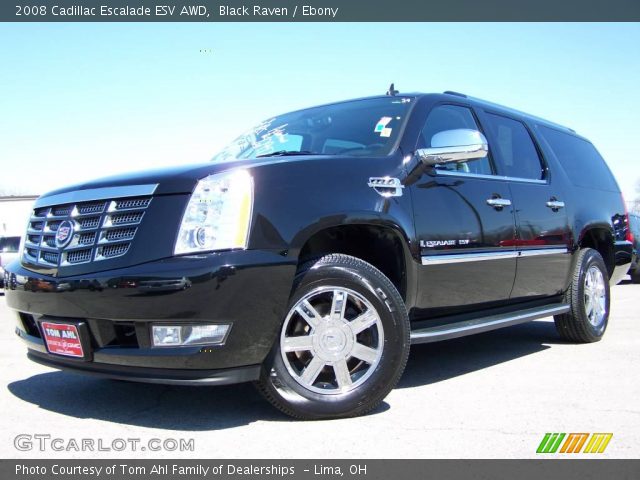 2008 Cadillac Escalade ESV AWD in Black Raven