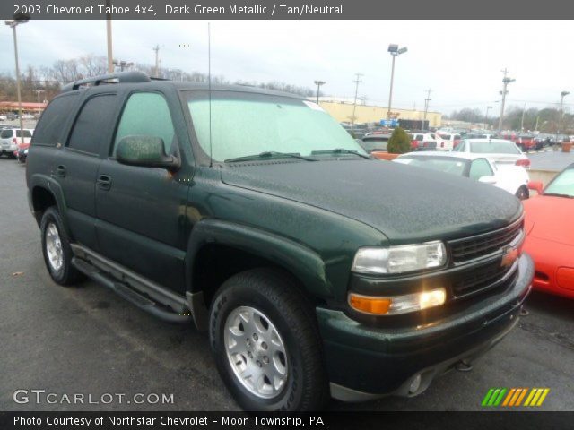 2003 Chevrolet Tahoe 4x4 in Dark Green Metallic